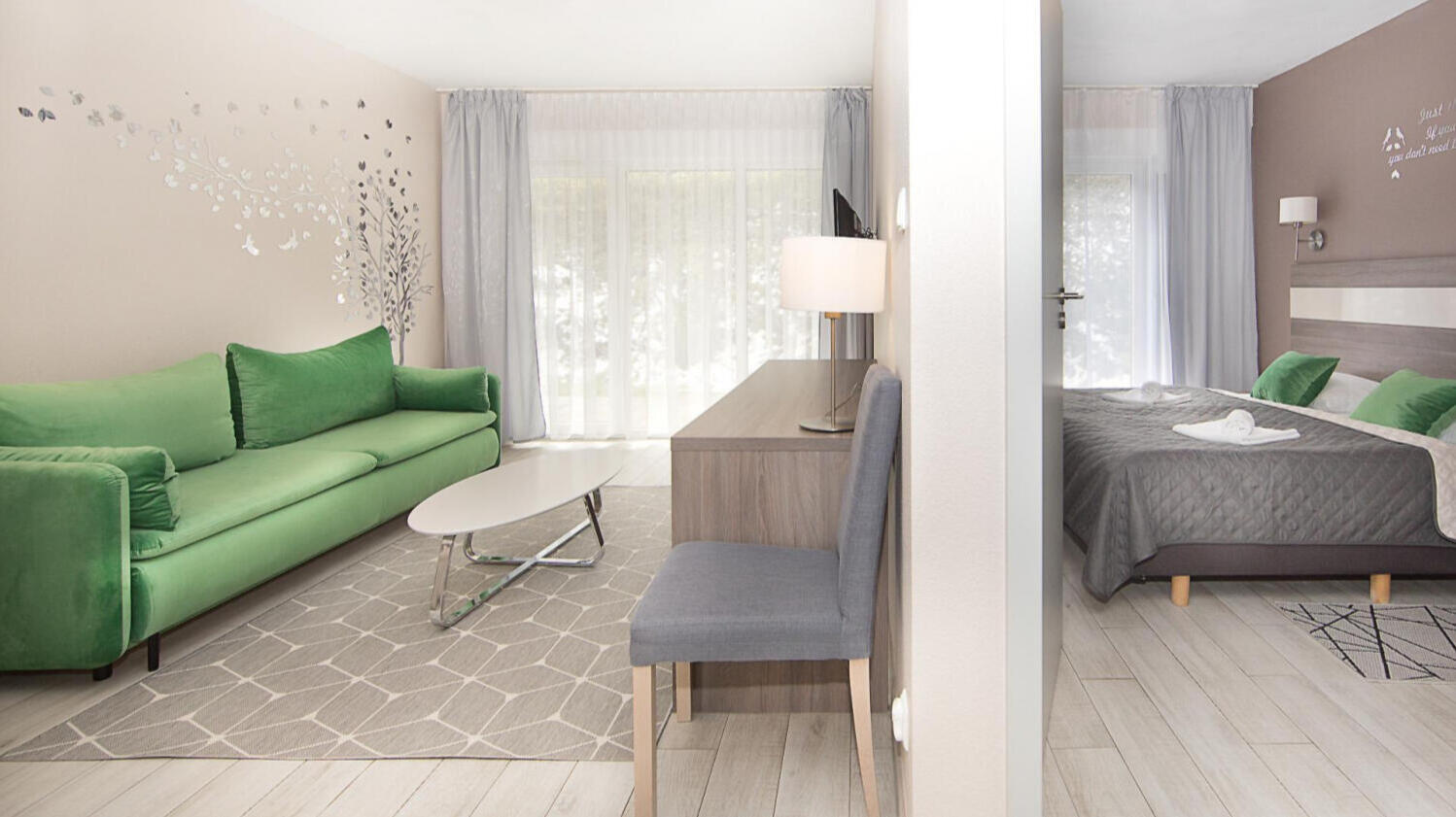 Bormio 15 - Salon i sypialnia